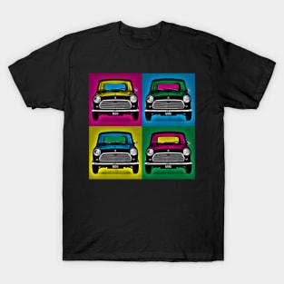 Retro Austin Mini Pop Art T-Shirt Design T-Shirt